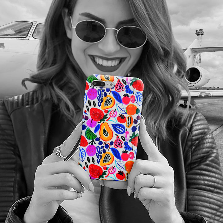 Premium Tough Summer Fruit Collage Gift for Her Cute Phone Cases for Samsung and Iphone, 16, 15, 14, S24, S23, S22, S21, S20, Plus, Ultra, Pro - Studio40ParkLane
