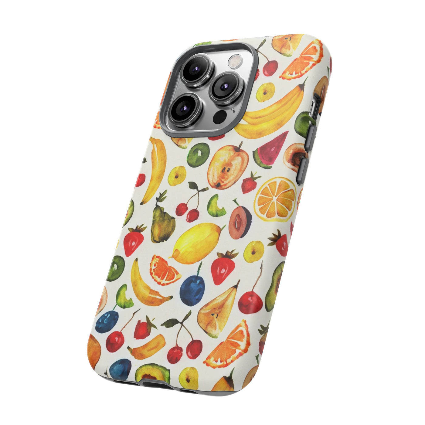 Impact Resistant, Mixed Fruits, Cute Phone Cases for Samsung S24, S23, S22, S21, IPhone 15 pro Iphone 14 pro Iphone 13 IPhone 12 Iphone 11