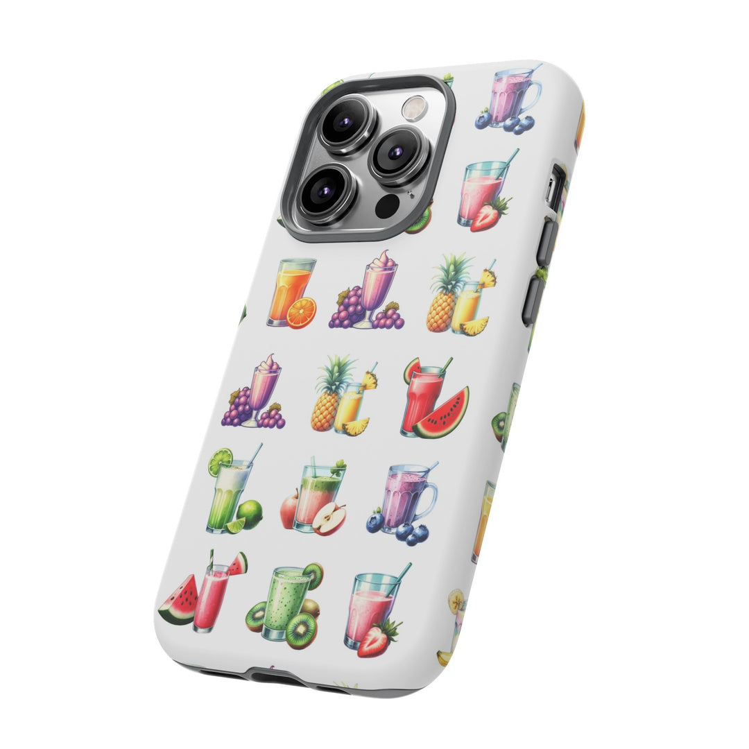 Cute Samsung Case | Cool Iphone Case | Tropical Summer Fruit Cocktail, Samsung S24, S23, S22, S21, IPhone 15 Case | Iphone 14 Case, Iphone 13 Case - Studio40ParkLane