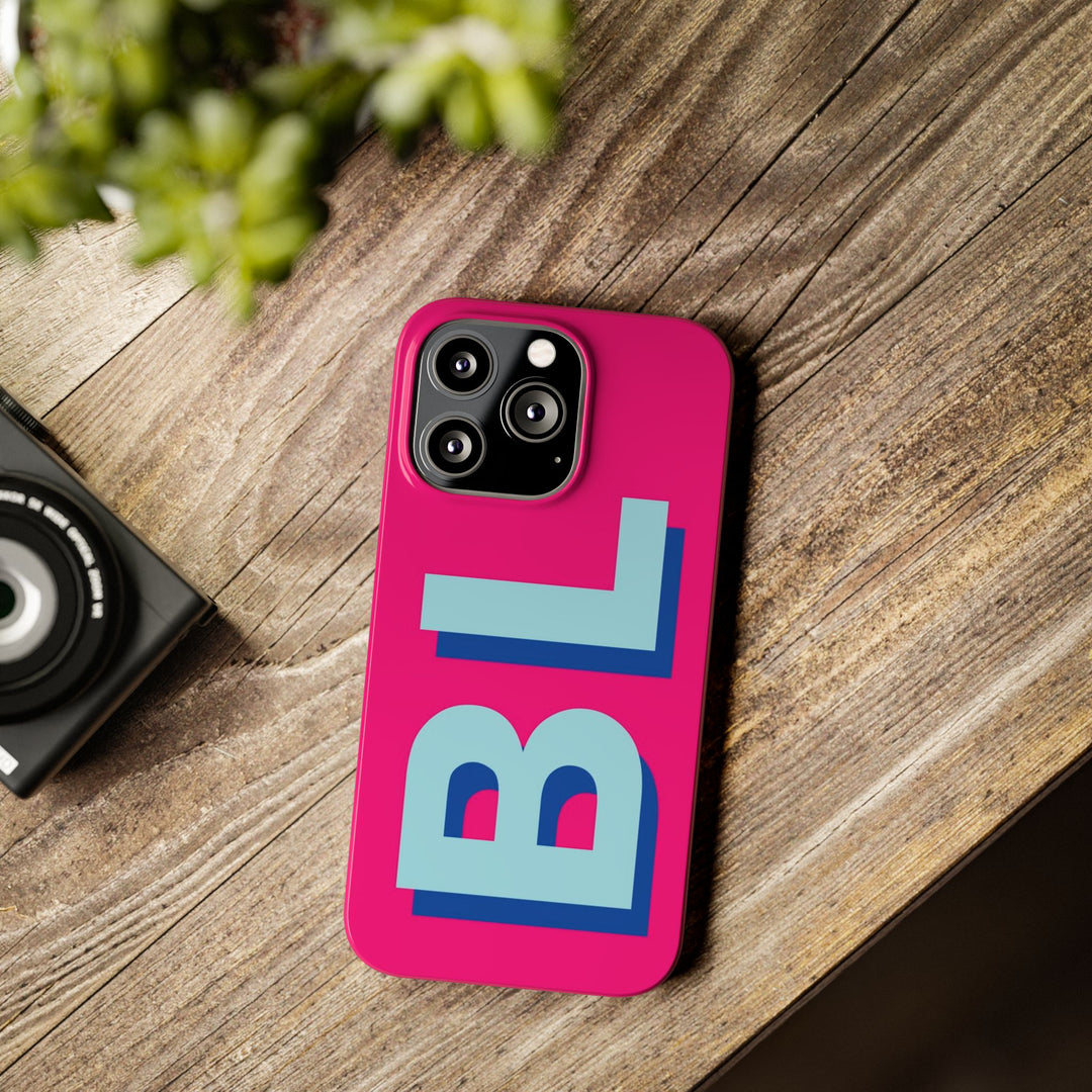 Slim Personalized Initial Custom Gift for Her Cute Phone Cases for Iphone 16 Pro Max | iPhone 15 Case | iPhone 15 Pro Max Case, Iphone 14, 13, 12, 11, 10, 8, 7 - Studio40ParkLane