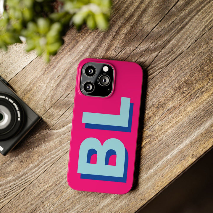 Slim Personalized Initial Custom Gift for Her Cute Phone Cases for Iphone 16 Pro Max | iPhone 15 Case | iPhone 15 Pro Max Case, Iphone 14, 13, 12, 11, 10, 8, 7 - Studio40ParkLane