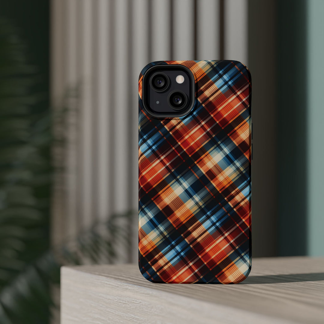 Checkered Plaid Magsafe Gift for Her Cute Phone Case for Iphone, | iPhone 16 | iPhone 15 Pro Max, Iphone 14 Pro Max, 13 12 11 10 9 8 7 - Studio40ParkLane