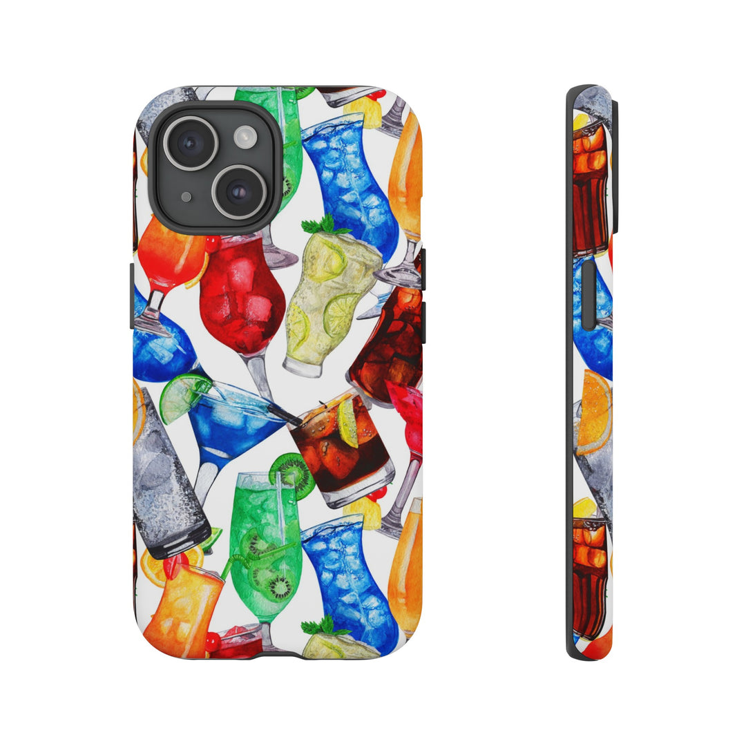 Cute Samsung Case | Cool Iphone Case | Summer Fruit Cocktail, Samsung S24, S23, S22, S21, IPhone 15 Case | Iphone 14 Case, Iphone 13 Case - Studio40ParkLane