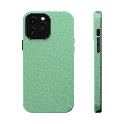 Non Leather Mint Color Pattern Magsafe Cute Phone Case for Iphone Gift for Her, | iPhone 15 Case | iPhone 15 Pro Max Case, Iphone 14, Iphone 14 Pro Max, Iphone 13, Iphone 16 - Studio40ParkLane