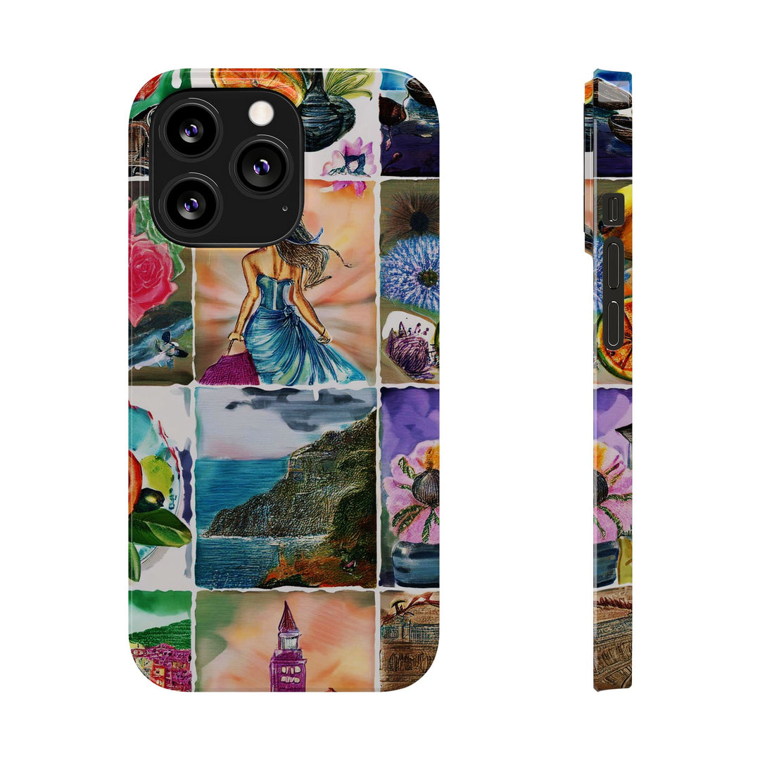 Slim Travel Coquette Collage Slim Cute Phone Cases for Iphone | iPhone 15 Case | iPhone 15 Pro Max Case, Iphone 14, Iphone 14 Pro Max, Iphone 13 - Studio40ParkLane