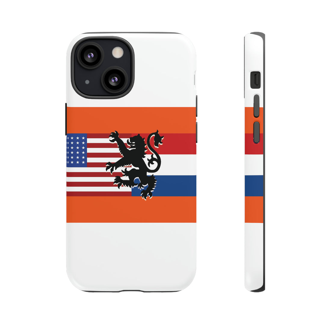 Cute IPhone Case | iPhone 15 Case | iPhone 15 Pro Max Case, Iphone 14 Case, Iphone 14 Pro Max Case IPhone Case for Art Lovers, Dutch US Flag - Studio40ParkLane