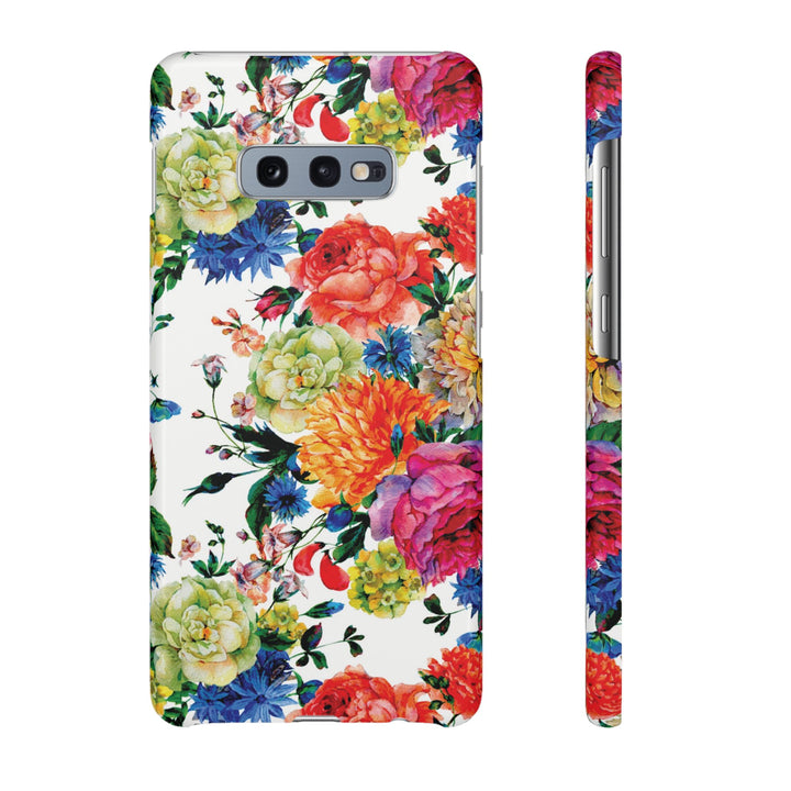 Sleek Snap Colorful Flowers Cute Phone Case for iPhone 16 15 14 13 12 11 X Xs Max Xr Pro Plus Samsung Galaxy S24 S23 S22 S21 S20 Note Ultra