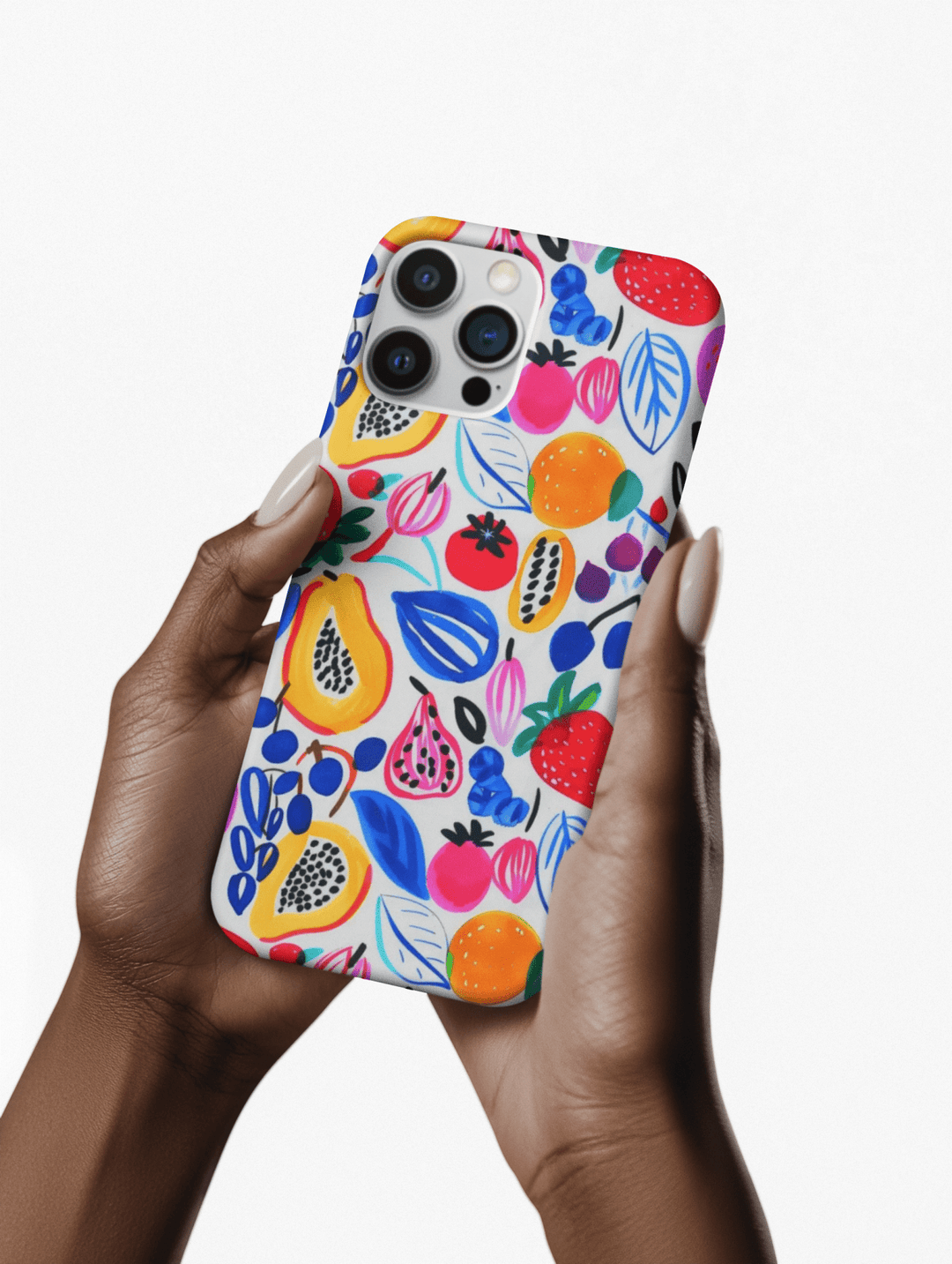 Sleek Snap Summer Fruit Cute Phone Case for iPhone 16 15 Pro Max 14 13 12 11 X Xs Max Xr Pro Plus Samsung Galaxy S24 S23 S22 S21 S20 Ultra - Studio40ParkLane
