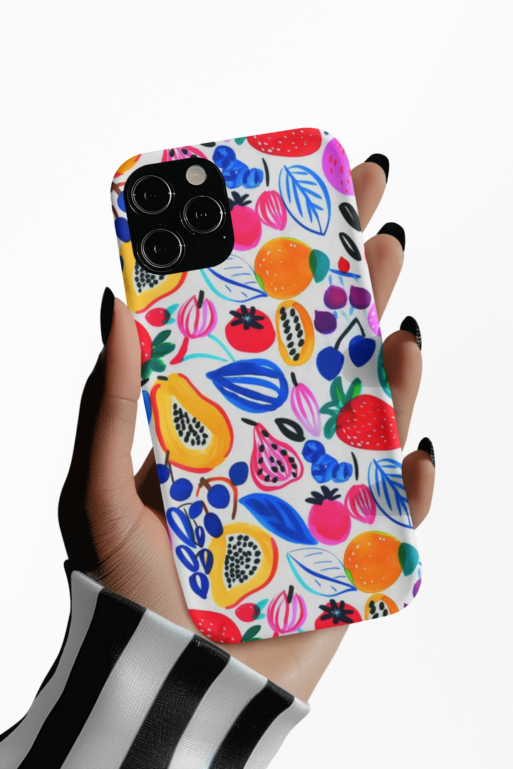 Summer Fruit Cute Tough Phone Case - For Apple iPhone Case 17, 16, 15 Pro Max, 14 Plus, 13 Pro, 12, Samsung Galaxy S26, S25, S24 Plus Ultra