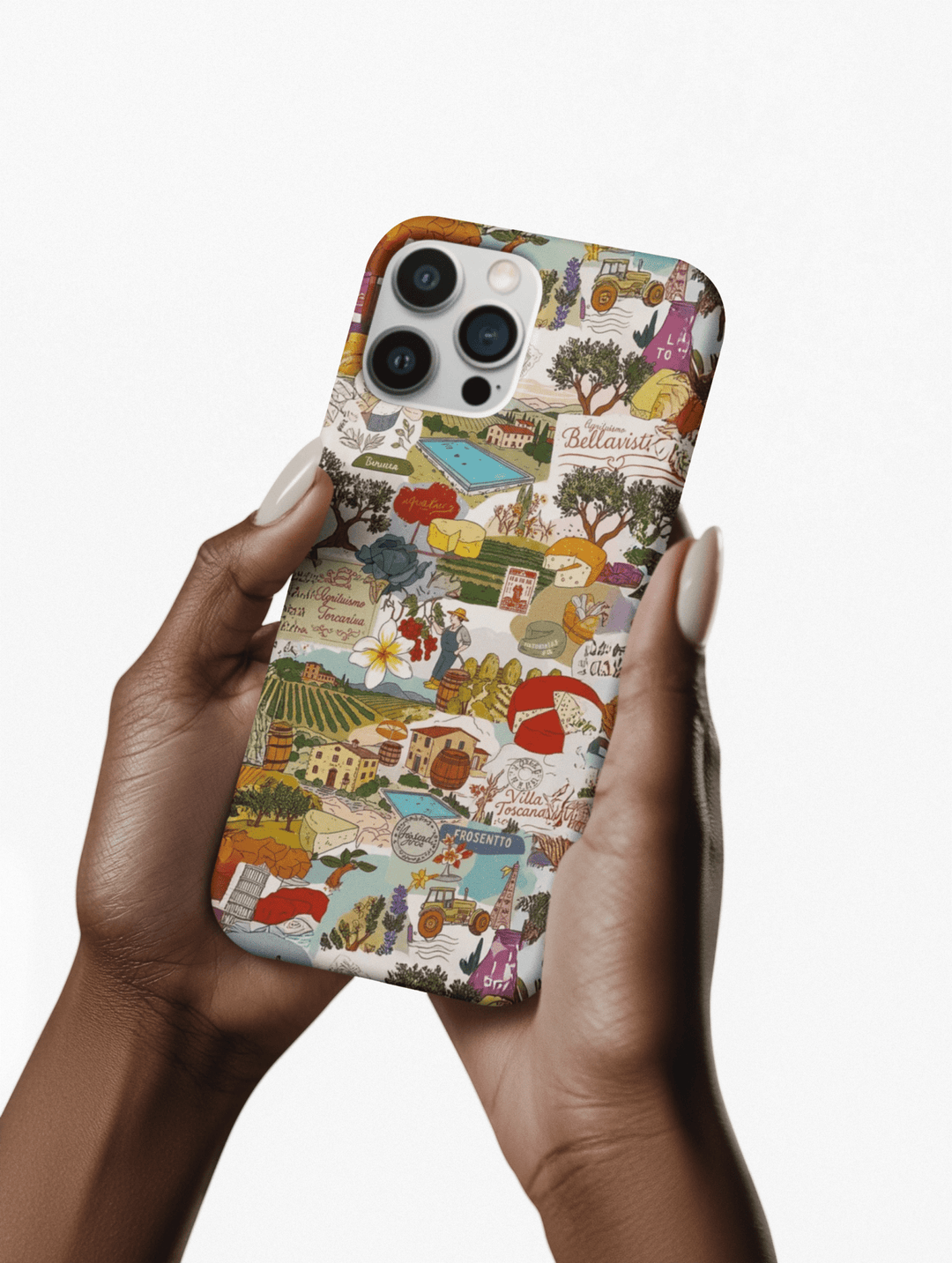 Italy Tuscany Coquette Collage Tough Premium Phone Case - For iPhone 17 Pro Max iPhone 16 Pro iPhone 15 Iphone 14 Plus 13 Pro 12 11 10 XR - Studio40ParkLane