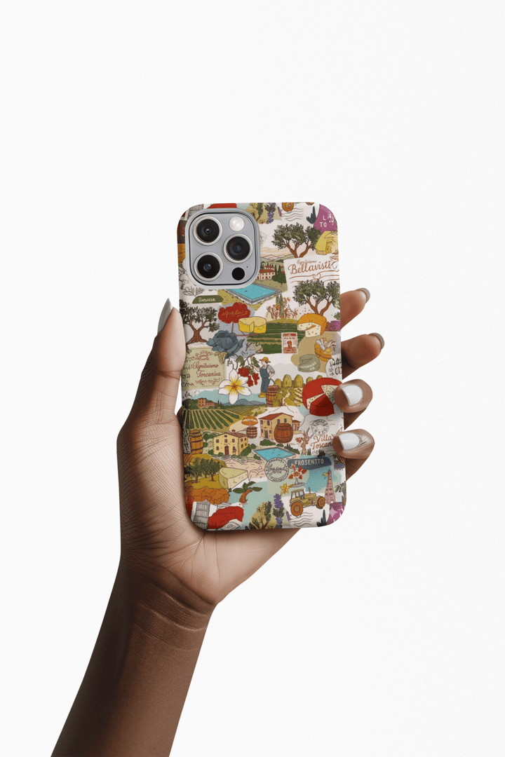 Italy Tuscany Coquette Collage Tough Magsafe Cute Phone Cases for Iphone | iPhone 17 Pro Max Case, Iphone 16, Iphone 15 14 13 12 11 10 9 - Studio40ParkLane