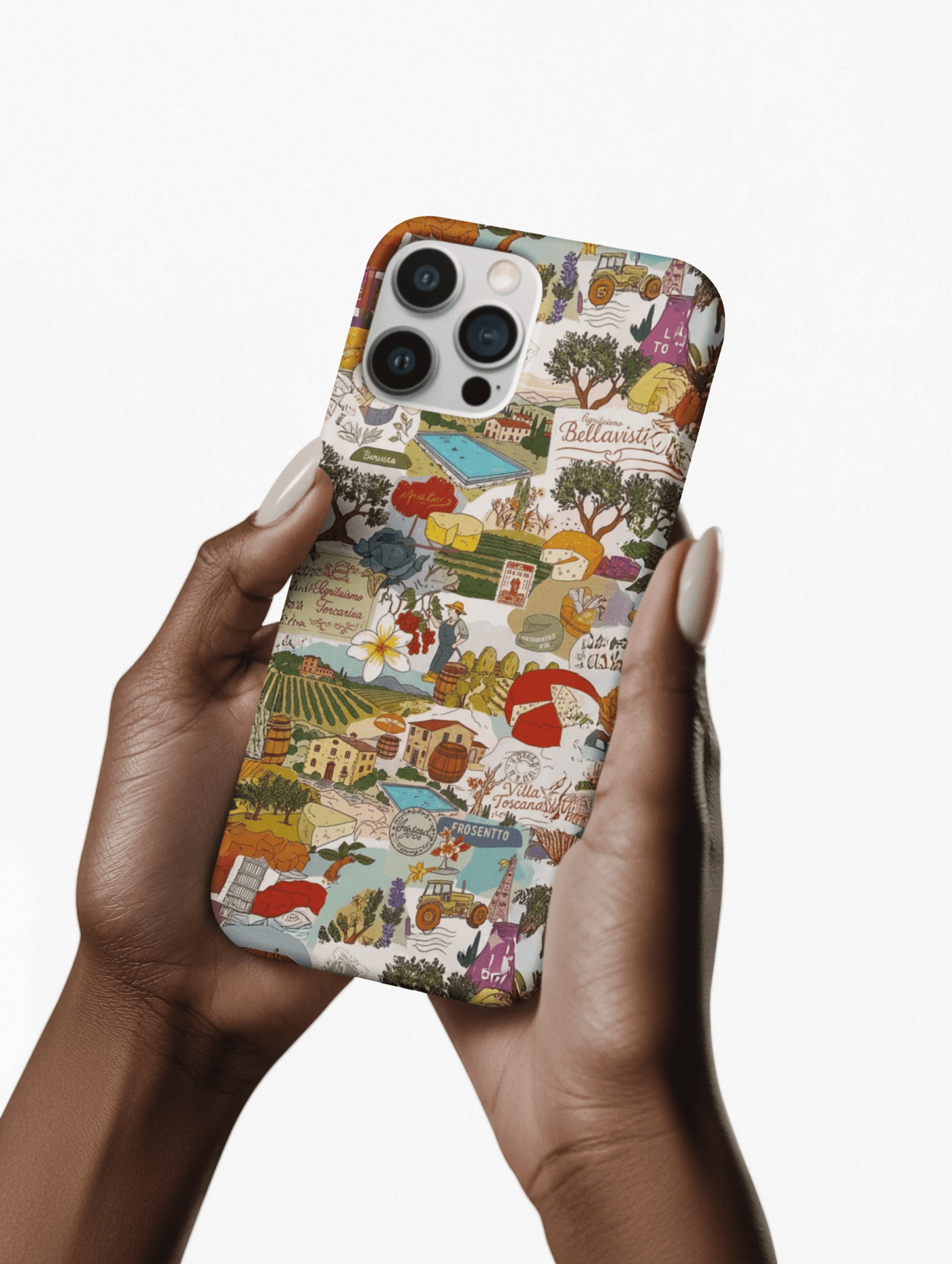 Slim Italy Tuscany Coquette Collage Cute Phone Case for Iphone 17 - | iPhone 16 Pro Max Case | iPhone 15 Case Iphone 14 13 12 11 10 9 8 7 - Studio40ParkLane