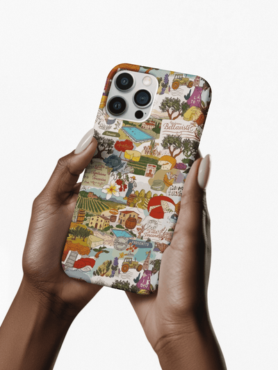 Slim Italy Tuscany Coquette Collage Cute Phone Case for Iphone 17 - | iPhone 16 Pro Max Case | iPhone 15 Case Iphone 14 13 12 11 10 9 8 7 - Studio40ParkLane