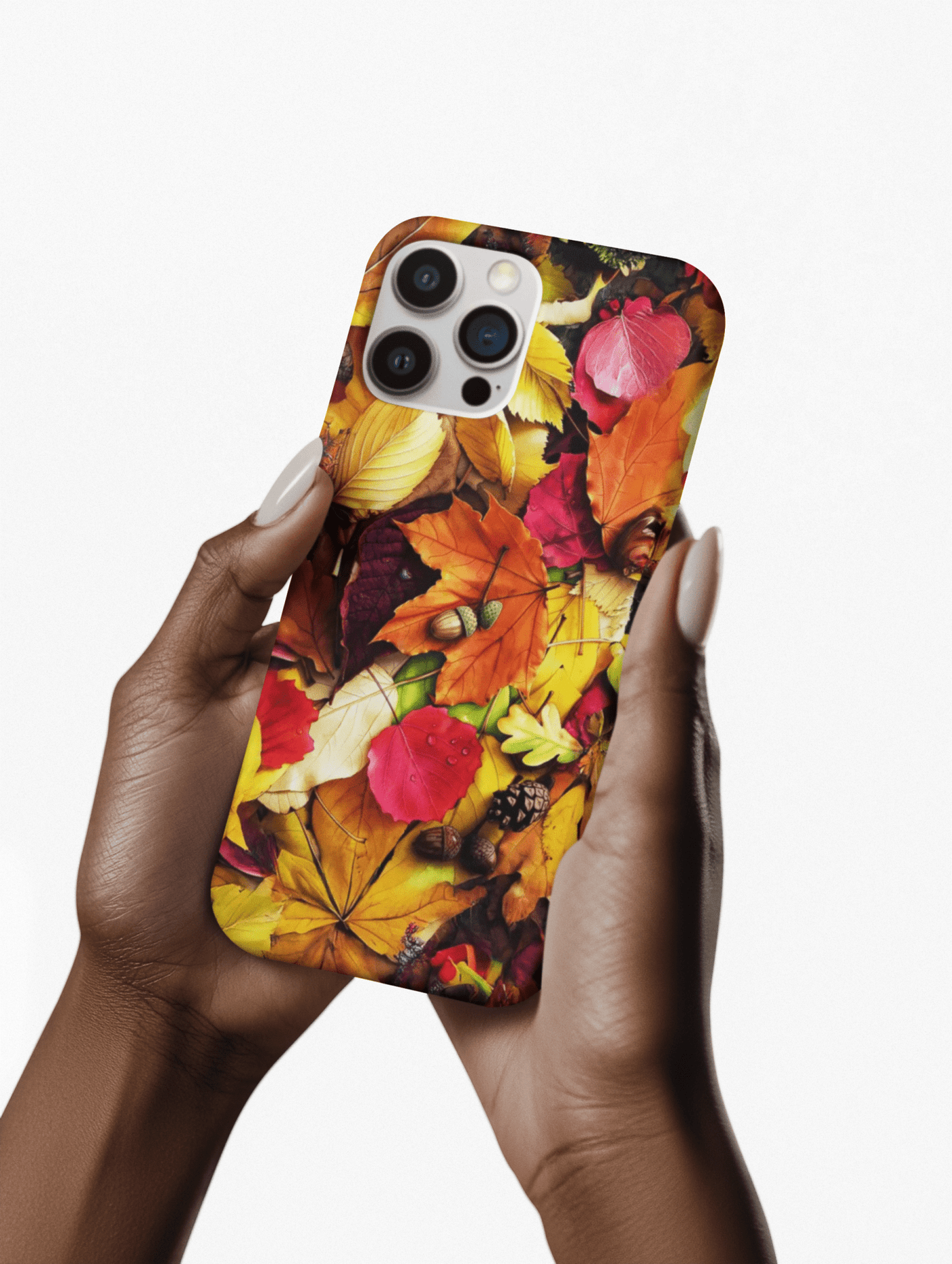 Aesthetic Tough Magsafe Fall Leaves Foliage Phone Case - For iPhone 17 Pro Max iPhone 16 Pro iPhone 15 Iphone 14 Plus 13 Pro 12 11 10 - Studio40ParkLane