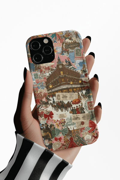 Aesthetic Tough London Coquette Collage Premium Phone Case - For iPhone 17 Pro Max iPhone 16 Pro iPhone 15 Iphone 14 Plus 13 Pro 12 11 10 XR - Studio40ParkLane