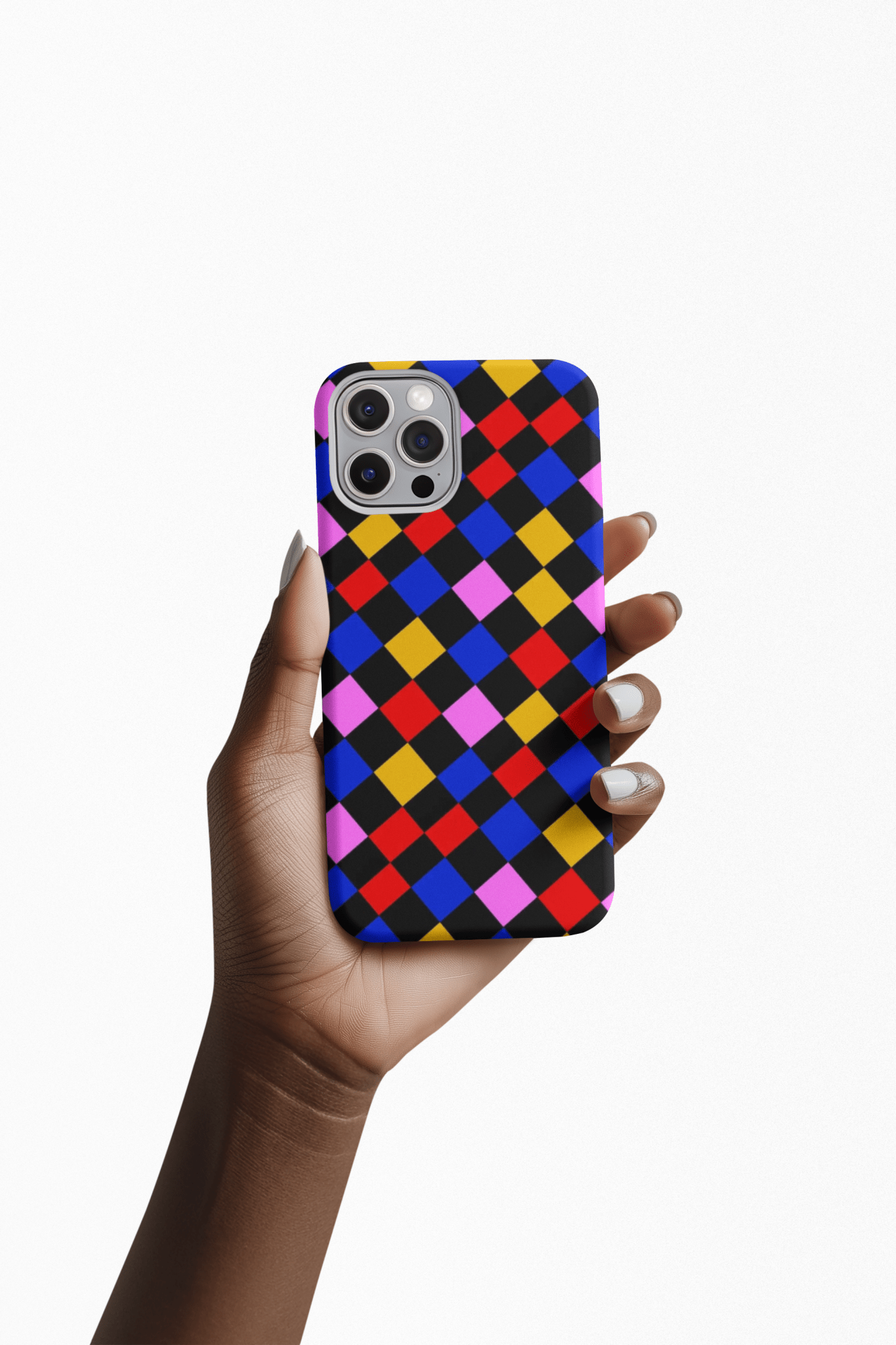 Aesthetic Colorful Checkerboard Tough Magsafe Phone Case - For iPhone 17 Pro Max iPhone 16 Pro iPhone 15 Iphone 14 Plus 13 Pro 12 11 Gift - Studio40ParkLane