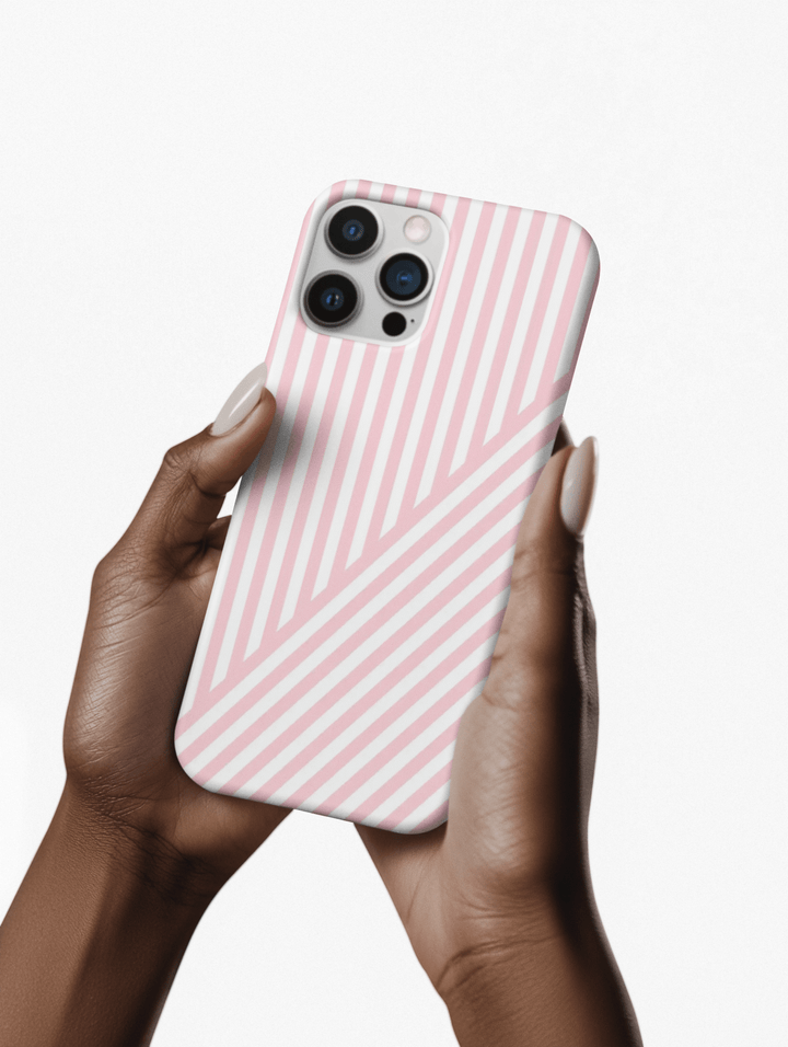 Custom Personalized Tough Phone Case - Aesthetic Stripes - For iPhone 17 Pro Max iPhone 16 Pro iPhone 15 Iphone 14 Iphone 13 Plus 13 12 11 - Studio40ParkLane