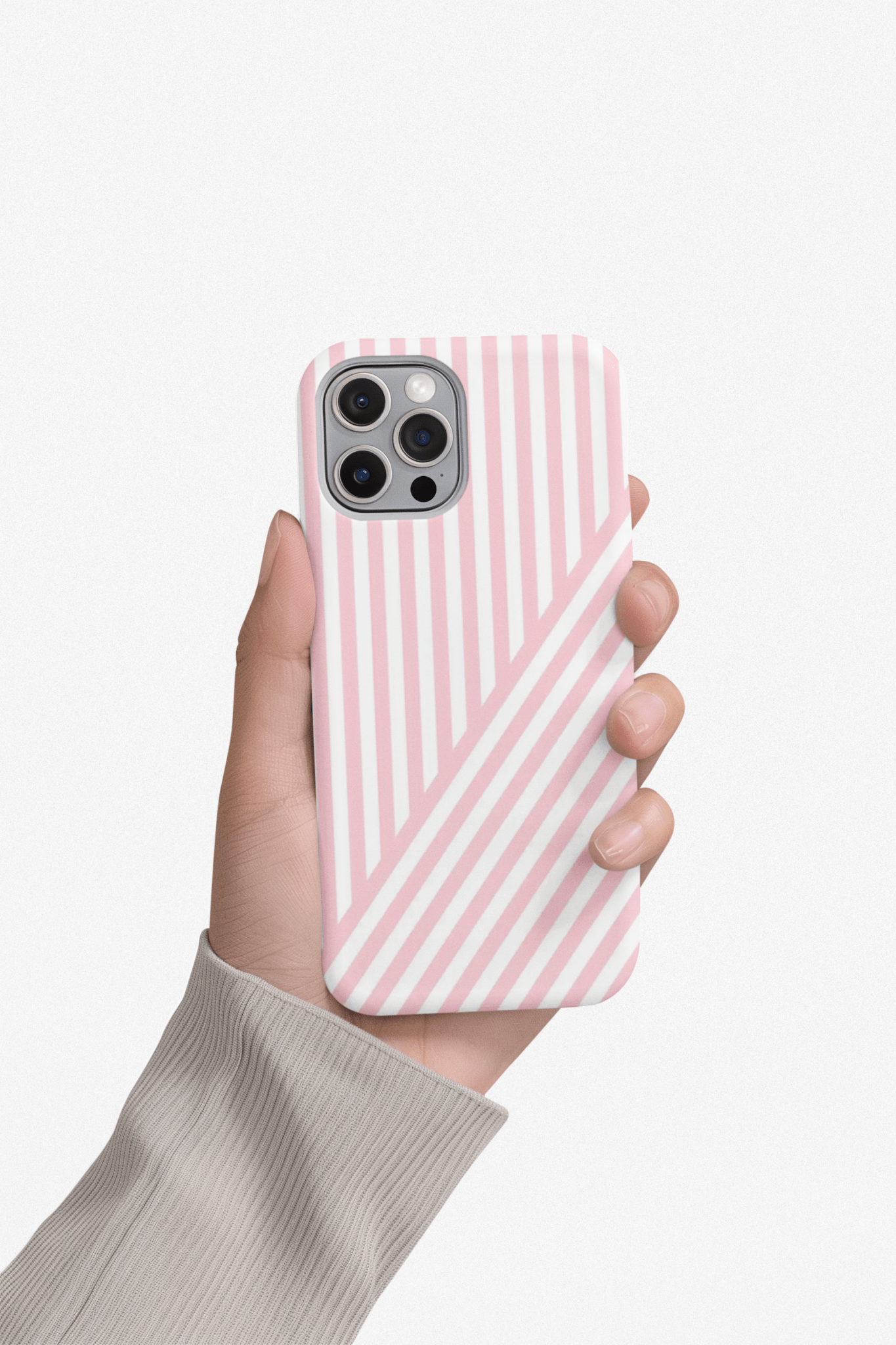 Custom Personalized Tough Phone Case - Aesthetic Stripes - For iPhone 17 Pro Max iPhone 16 Pro iPhone 15 Iphone 14 Iphone 13 Plus 13 12 11 - Studio40ParkLane