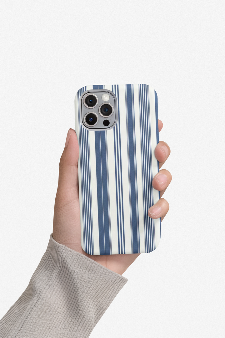 MagSafe Cute Phone Case, Coastal Striped Phone Case for iPhone 17 16 15 14 13 12 Pro Max, Samsung S26 S25 S24 Ultra case