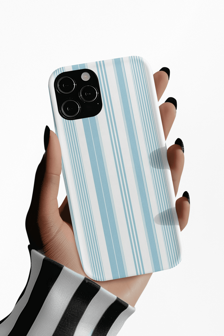 MagSafe Cute Phone Case, Coastal Striped Phone Case for iPhone 17 16 15 14 13 12 Pro Max, Samsung S26 S25 S24 Ultra case - Studio40ParkLane