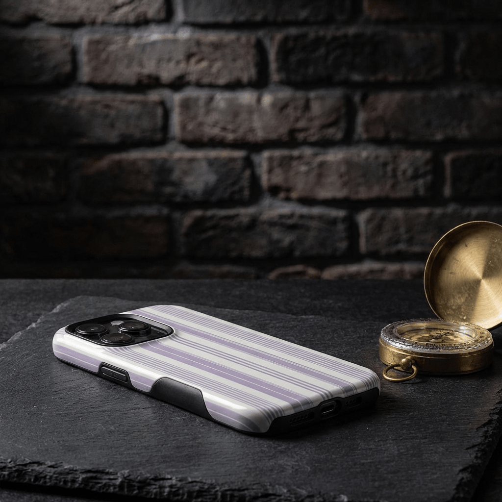 MagSafe Cute Phone Case, Coastal Striped Phone Case for iPhone 17 16 15 14 13 12 Pro Max, Samsung S25 S24 S23 Ultra case - Studio40ParkLane