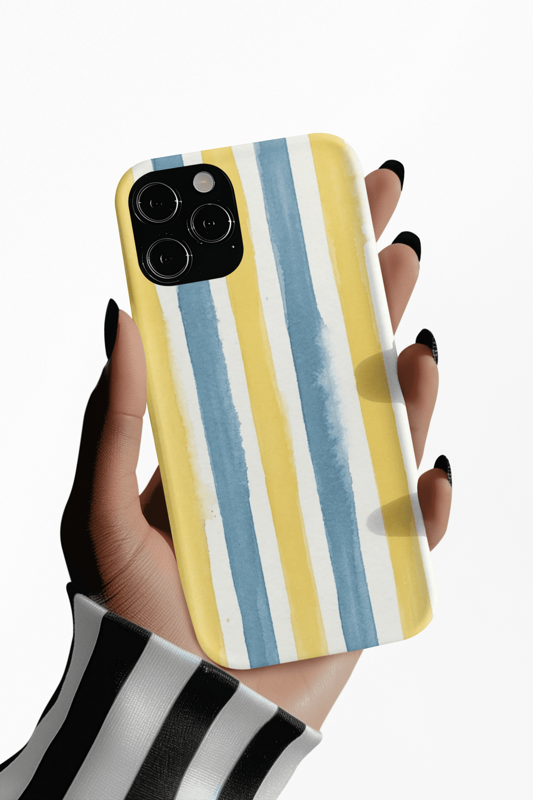 Tough Cute Yellow Stripes Phone Case, for IPhone 17 Pro Max | Iphone 17 Air, Iphone 16, IPhone 15, 14 13 12, Samsung Galaxy S26, S25, S24, S23 - Studio40ParkLane