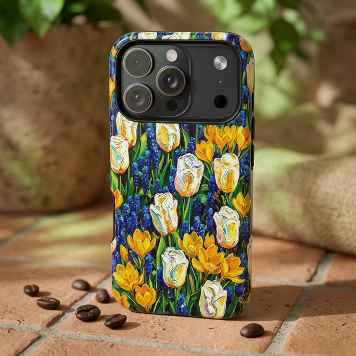Tough Cute Spring Flowers Phone Case, for IPhone 17 Pro Max | Iphone 17 Air, Iphone 16, IPhone 15, 14 13 12, Samsung Galaxy S26, S25, S24, S23 - Studio40ParkLane