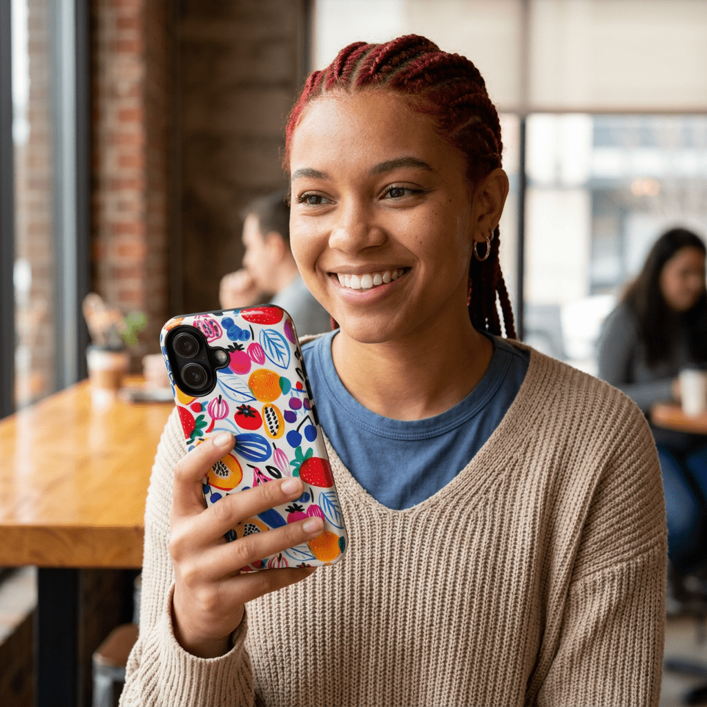 Summer Fruit Cute Tough Phone Case - For Apple iPhone Case 17, 16, 15 Pro Max, 14 Plus, 13 Pro, 12, Samsung Galaxy S26, S25, S24 Plus Ultra - Studio40ParkLane