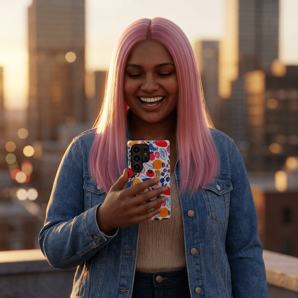 Summer Fruit Cute Tough Phone Case - For Apple iPhone Case 17, 16, 15 Pro Max, 14 Plus, 13 Pro, 12, Samsung Galaxy S26, S25, S24 Plus Ultra - Studio40ParkLane