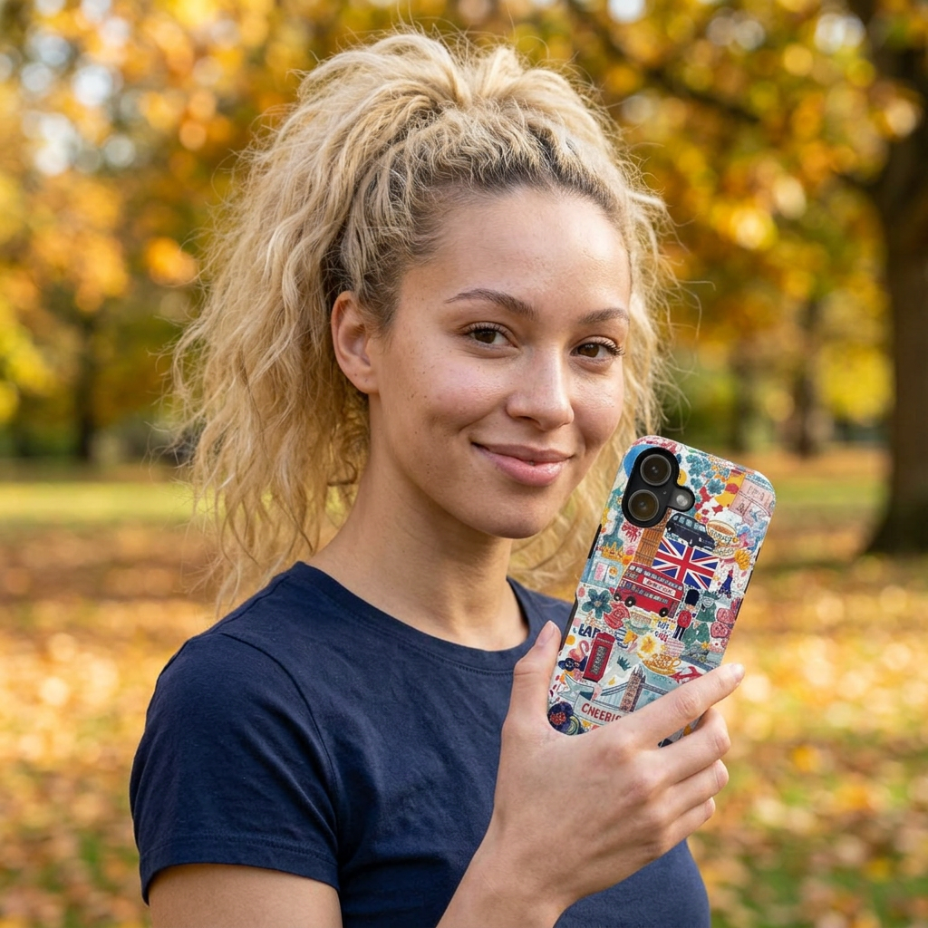 London England Coquette Collage Tough Magsafe Cute Phone Cases for Iphone | iPhone 17 Pro Max Case, Iphone 16, Iphone 15 14 13 12 11 10 9 - Studio40ParkLane