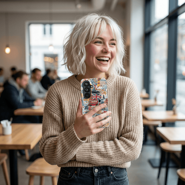 London England Coquette Collage Tough Magsafe Cute Phone Cases for Iphone | iPhone 17 Pro Max Case, Iphone 16, Iphone 15 14 13 12 11 10 9 - Studio40ParkLane