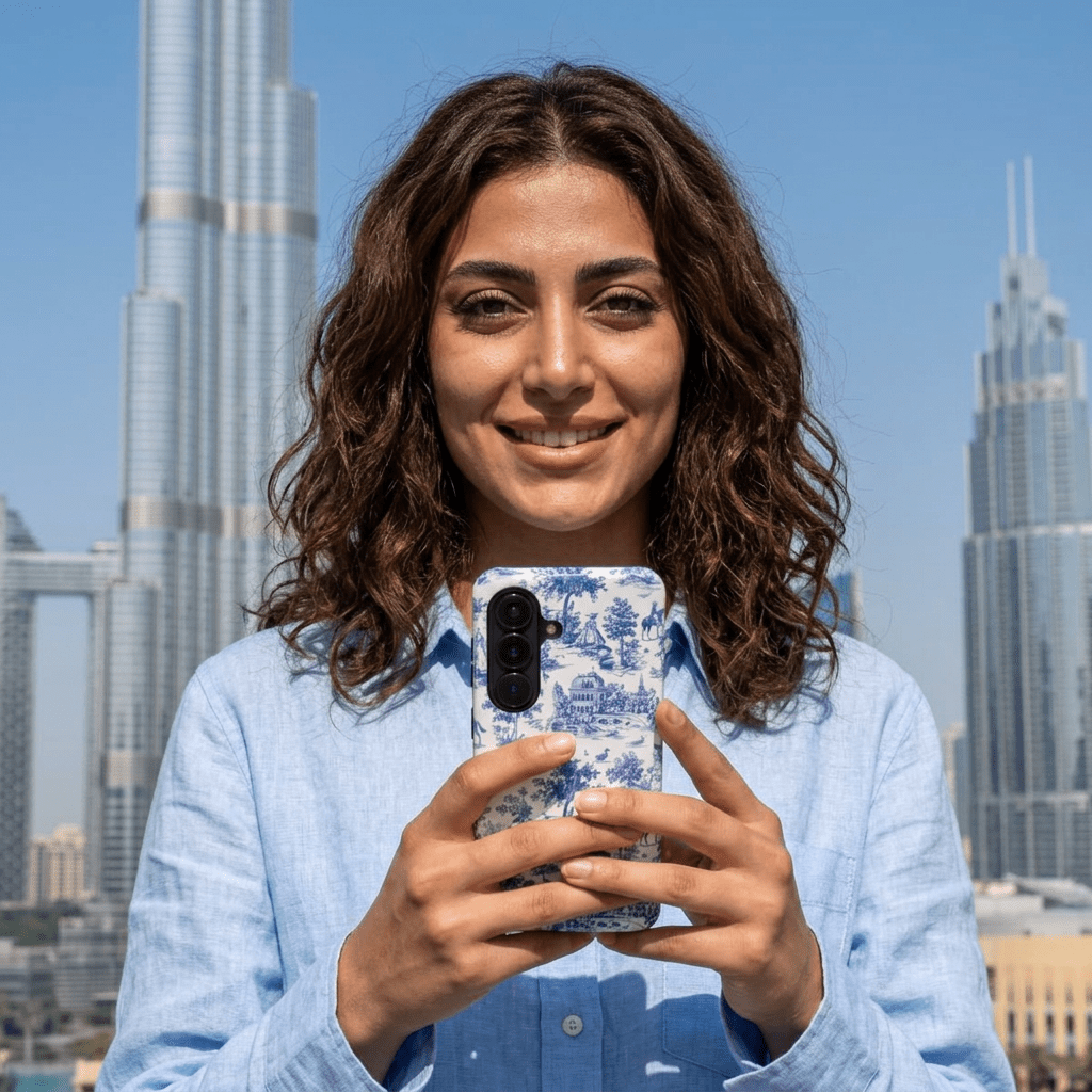 Blue Toile Magnetic Impact-Resistant Cute Phone Case for Iphone 16, iPhone 15 Pro Max Plus 14, 13, 12, 11 Gift for her - Studio40ParkLane
