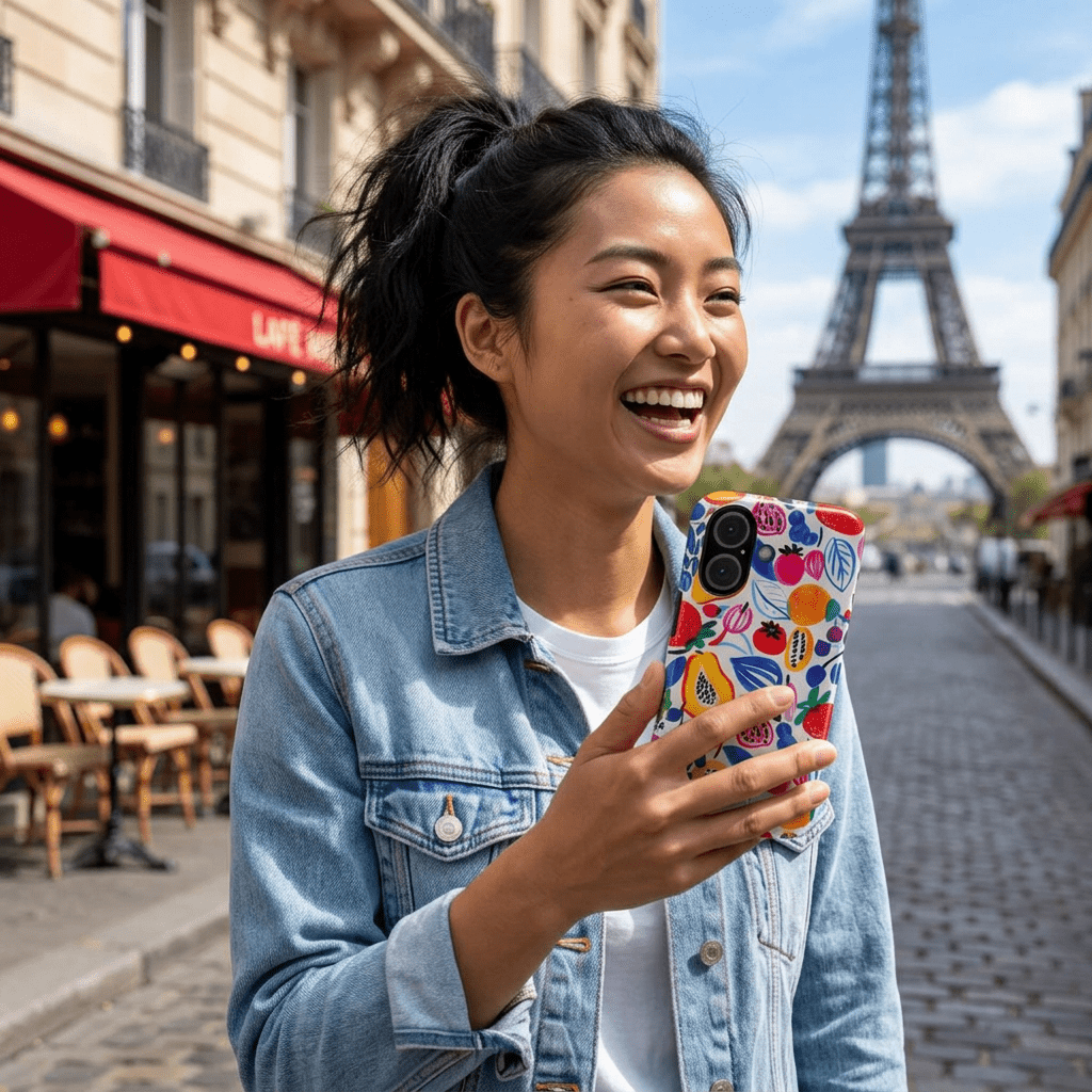 Snap Cute Custom Phone Case, Summer Fruit case for iPhone 18 17 16 15 14 13 12 Pro Max, Samsung S26 S25 S24 S23 Ultra Protective Phone Case - Studio40ParkLane