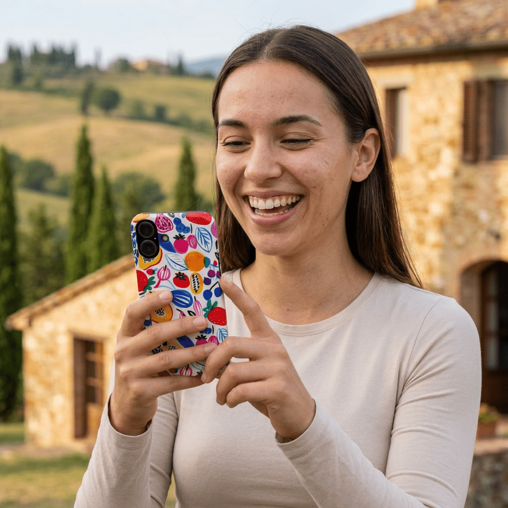 Snap Cute Custom Phone Case, Summer Fruit case for iPhone 18 17 16 15 14 13 12 Pro Max, Samsung S26 S25 S24 S23 Ultra Protective Phone Case - Studio40ParkLane