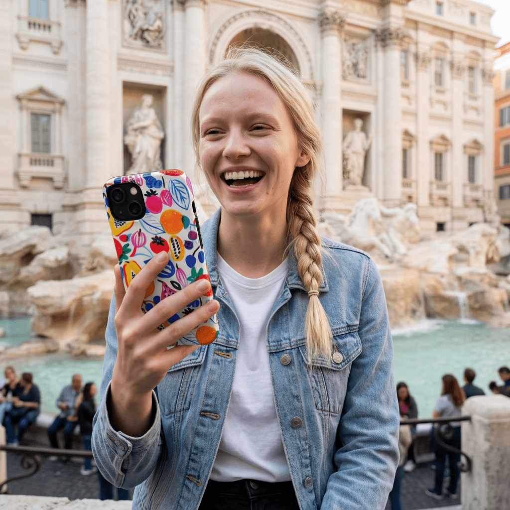 Snap Cute Custom Phone Case, Summer Fruit case for iPhone 18 17 16 15 14 13 12 Pro Max, Samsung S26 S25 S24 S23 Ultra Protective Phone Case - Studio40ParkLane