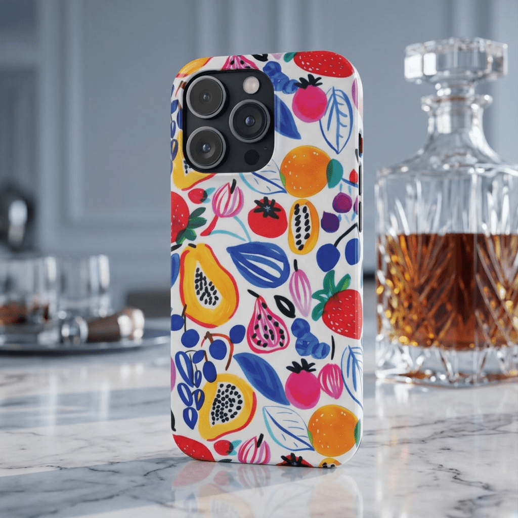 Snap Cute Custom Phone Case, Summer Fruit case for iPhone 18 17 16 15 14 13 12 Pro Max, Samsung S26 S25 S24 S23 Ultra Protective Phone Case - Studio40ParkLane