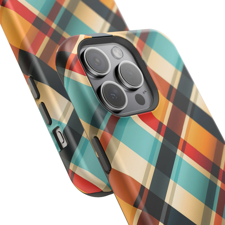 Checkered Plaid Magsafe Gift for Her Cute Phone Case for Iphone, | iPhone 16 | iPhone 15 Pro Max, Iphone 14 Pro Max, 13 12 11 10 9 8 7 - Studio40ParkLane