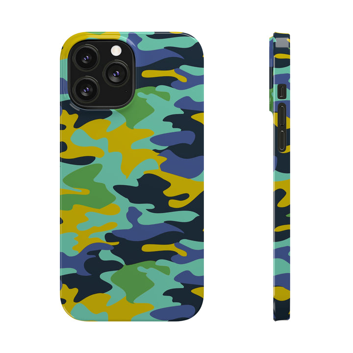 Slim Cute Phone Cases for Iphone - | iPhone 15 Case | iPhone 15 Pro Max Case, Iphone 14 Case, Iphone 14 Pro Max, Iphone 13, Late Spring Camouflage - Studio40ParkLane