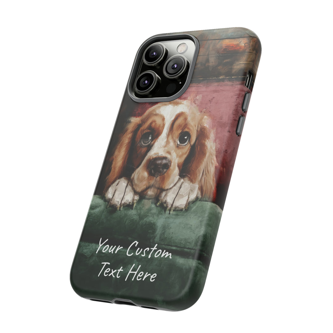 Personalize this Cute IPhone Case | Cocker Spaniel iPhone Case, iPhone 15 Case | iPhone 15 Case, Iphone 14 Case, Iphone 14 Pro Max Case - Studio40ParkLane
