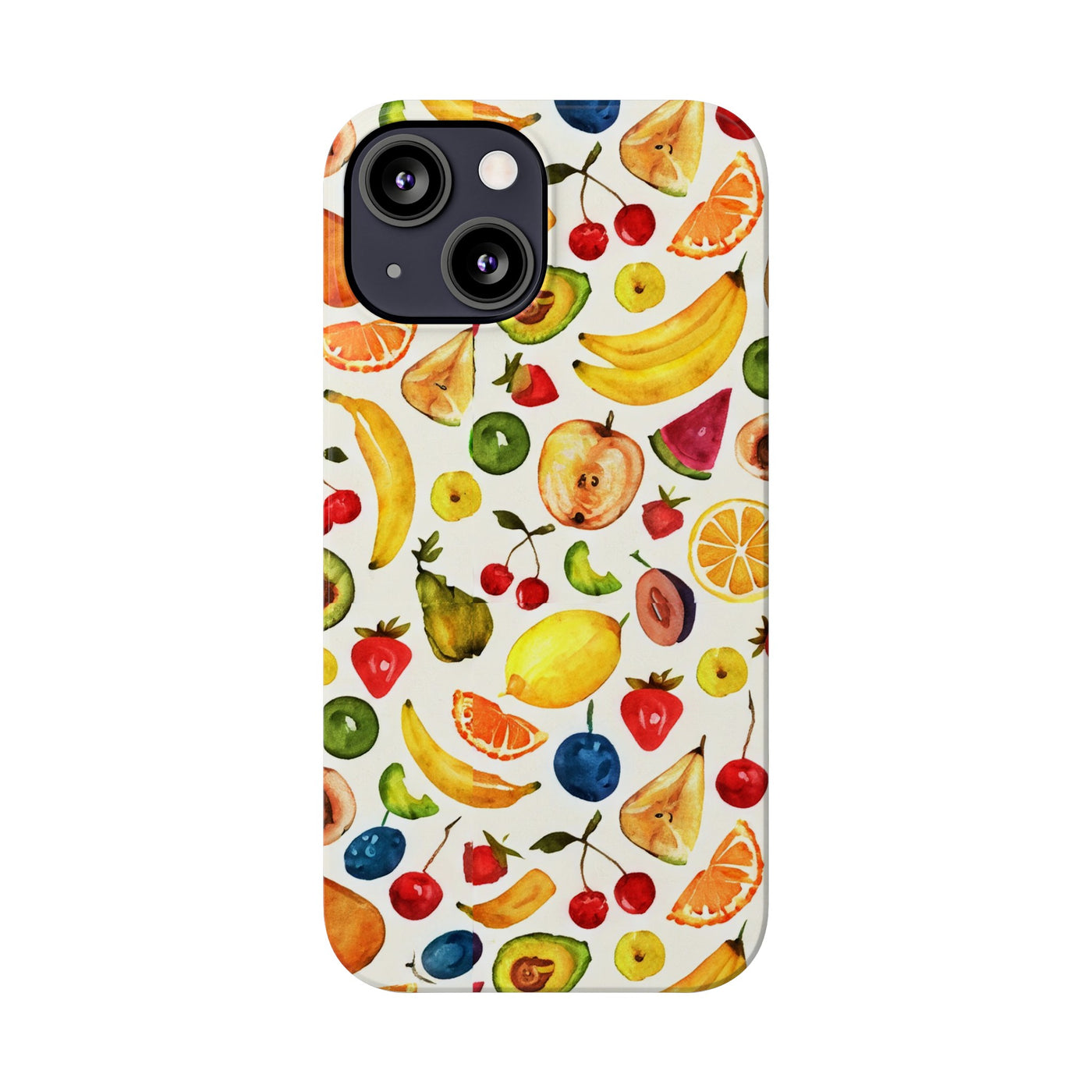 Fruit Mix Display Slim Cute Phone Cases for Iphone  | iPhone 15 Case | iPhone 15 Pro Max Case, Iphone 14, Iphone 14 Pro Max, Iphone 13