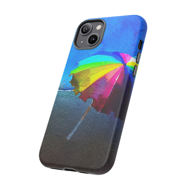Cute Samsung Case | Cool Iphone Case | Summer Colorful Beach Parasol, Samsung S24, S23, S22, S21, IPhone 15 Case | Iphone 14 Case, Iphone 13 Case - Studio40ParkLane