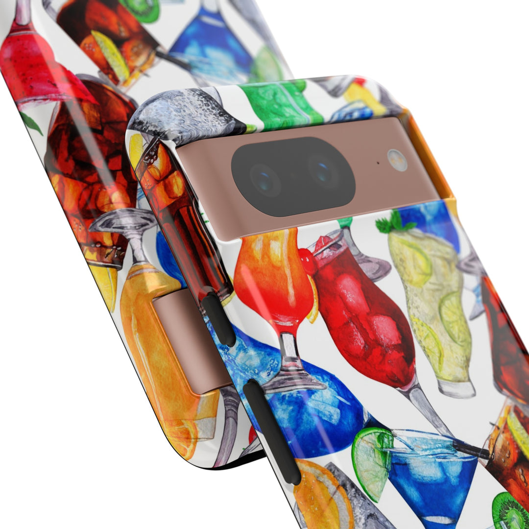 Cute Samsung Case | Cool Iphone Case | Summer Fruit Cocktail, Samsung S24, S23, S22, S21, IPhone 15 Case | Iphone 14 Case, Iphone 13 Case - Studio40ParkLane