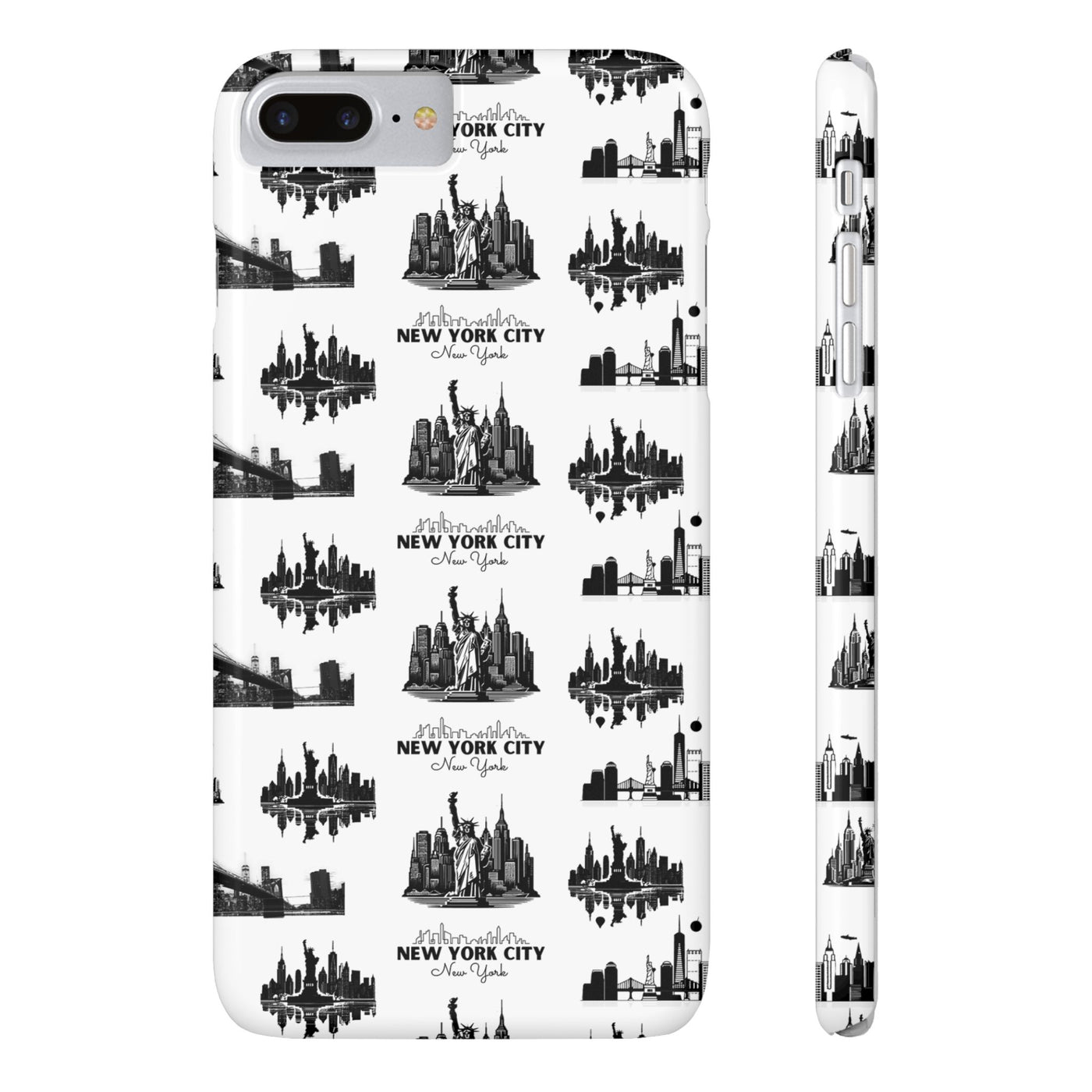 Slim New York Skyline Collage Coquette Gift for Her Cute Phone Cases for Iphone 16 Pro Max | iPhone 15 Case | iPhone 15 Pro Max Case, Iphone 14, Iphone 14 Pro Max, Iphone 13 12 11 8 7