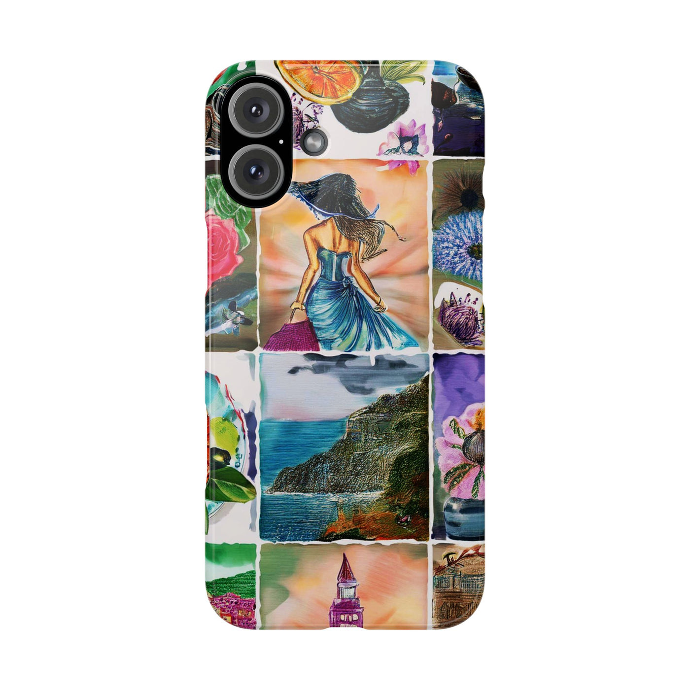 Slim Travel Coquette Collage Slim Cute Phone Cases for Iphone  | iPhone 15 Case | iPhone 15 Pro Max Case, Iphone 14, Iphone 14 Pro Max, Iphone 13