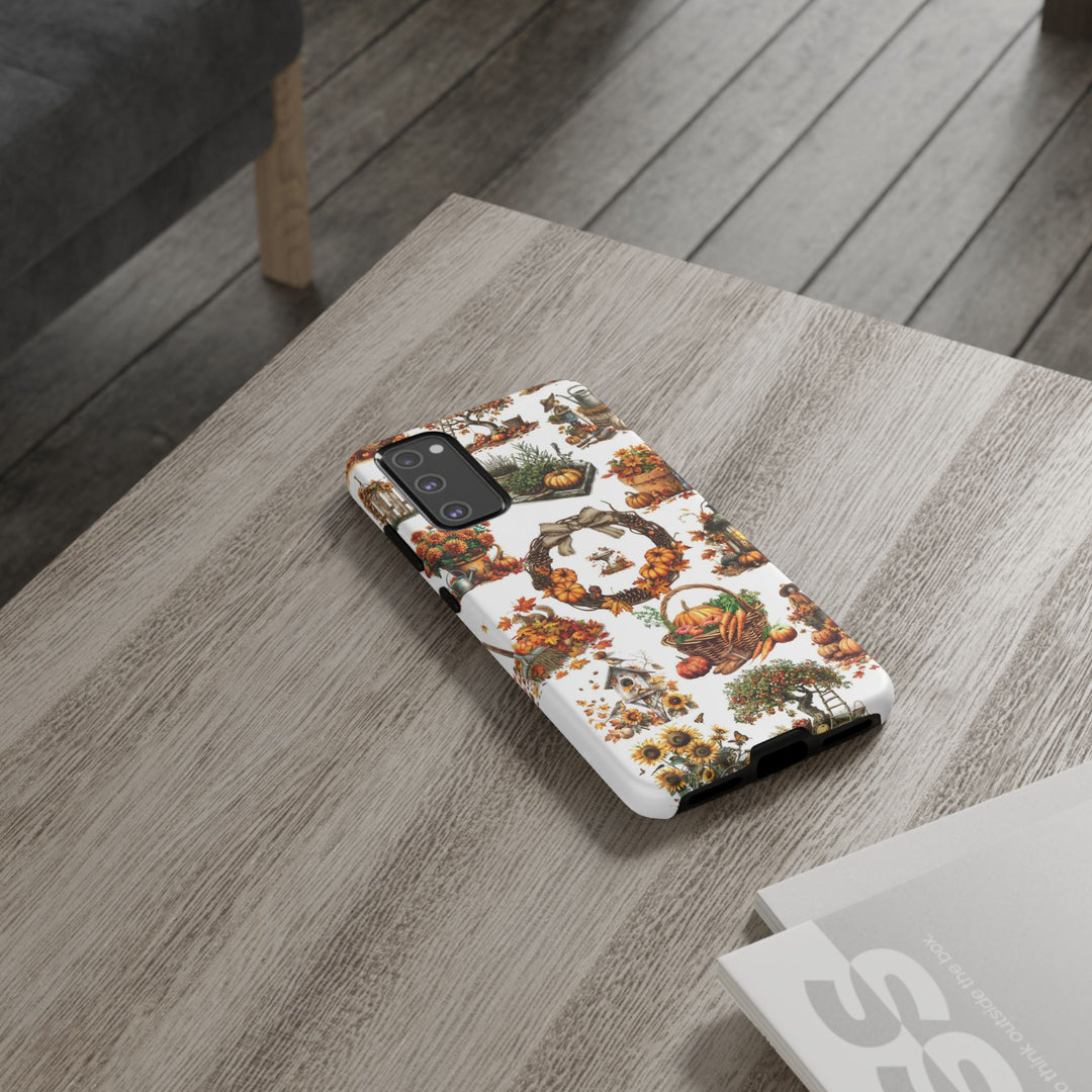 Impact Resistant, Fall Leaves Collage, Cute Phone Cases for Samsung S24, S23, S22, S21, IPhone 15 pro Iphone 14 pro Iphone 13 IPhone 12 Iphone 11 - Studio40ParkLane