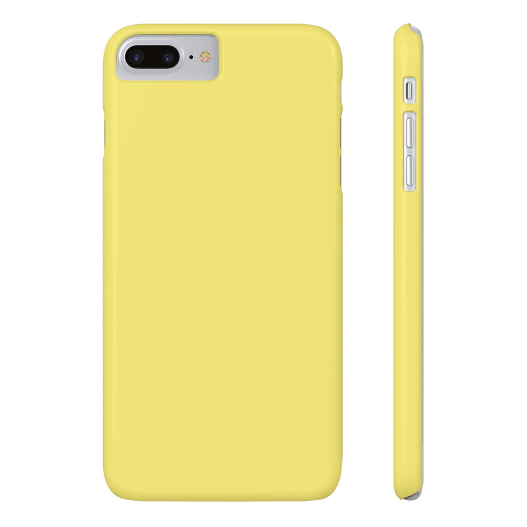 Slim Light Yellow Gift for Her Aesthetic Cute Phone Case for Iphone 16 - | iPhone 15 Pro Max Case | iPhone 14 Case 13 12 11 10 9 8 7 - Studio40ParkLane