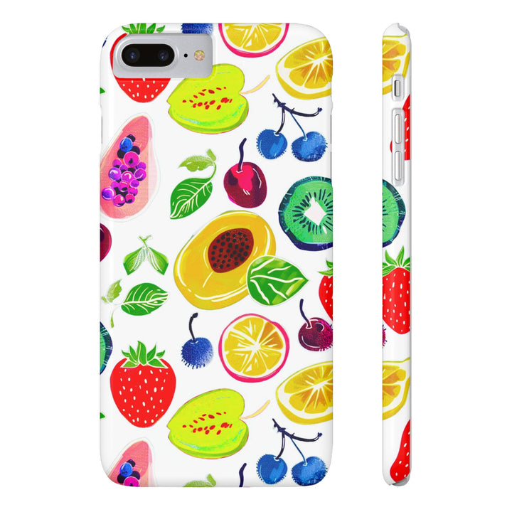 Slim Cute Phone Cases for Iphone | iPhone 15 Case | iPhone 15 Pro Max Case, Iphone 14, Iphone 14 Pro Max, Iphone 13, Summer Fruit Mix - Studio40ParkLane