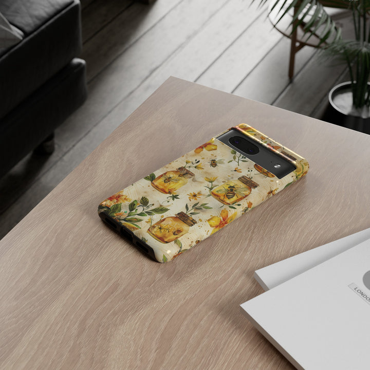 Impact Resistant, Honey Bees, Cute Phone Cases for Samsung S24, S23, S22, S21, IPhone 15 pro Iphone 14 pro Iphone 13 IPhone 12 Iphone 11 - Studio40ParkLane