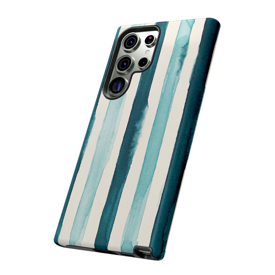 Tough Cute Green Stripes Phone Case, for IPhone 17 Pro Max | Iphone 17 Air, Iphone 16, IPhone 15, 14 13 12, Samsung Galaxy S26, S25, S24, S23