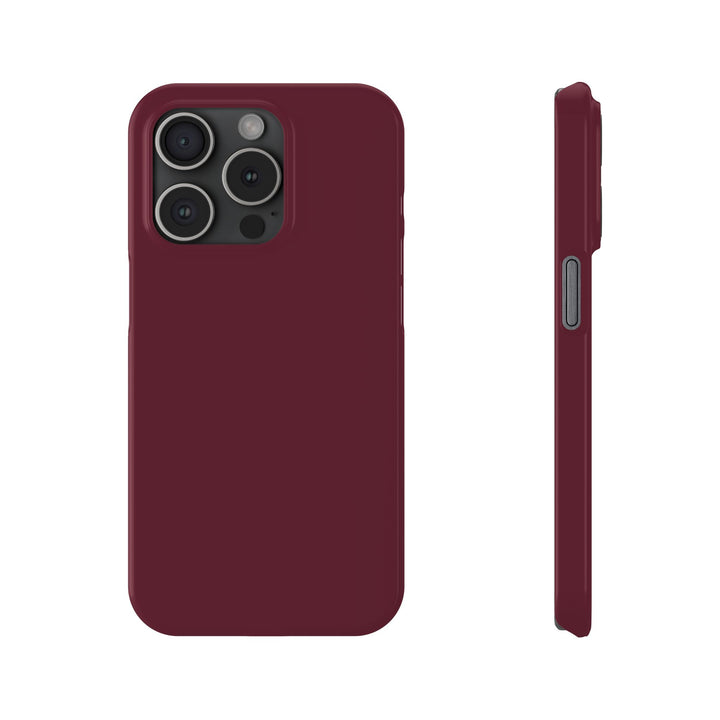 Slim Burgundy Maroon Gift for Her Aesthetic Cute Phone Case for Iphone 16 - | iPhone 15 Pro Max Case | iPhone 14 Case 13 12 11 10 9 8 7 - Studio40ParkLane